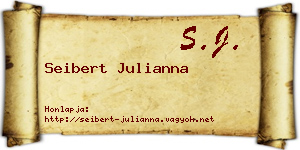 Seibert Julianna névjegykártya